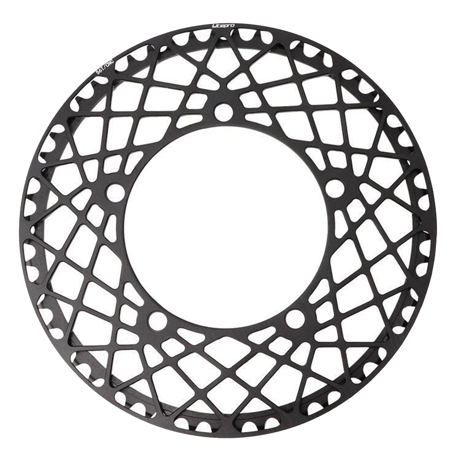 Single Chainring 130 BCD Bike Chain Ring Narrow Wide 9 10 11 Speed Folding Bicycle MTB Road Bike Cycling Chainwheel 2 Sizes: 56T Black