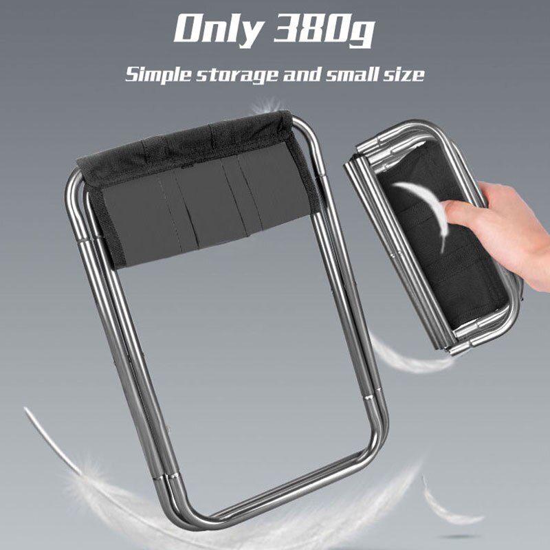 Lightweight Folding Fishing Chair Picnic Camping Chair Foldable Aluminium Cloth Outdoor Portable Easy Carry Collapsible Seats