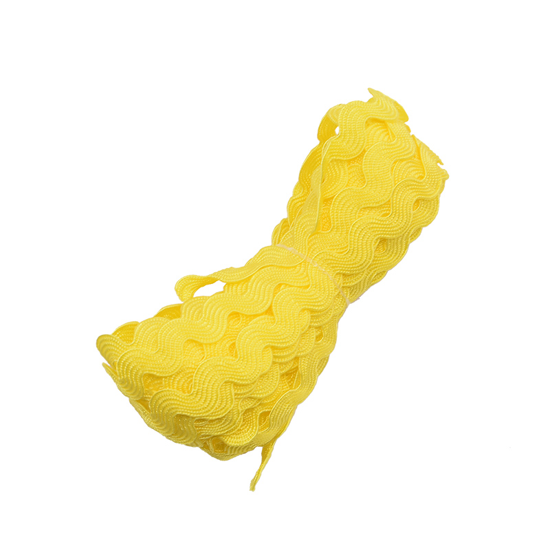 5mm S Shape Grosgrain Ribbon Curve Wavy Lace Trim Ribbon for Costume Hat Curtain Pillow Decoration Handmade DIY Sewing Crafts