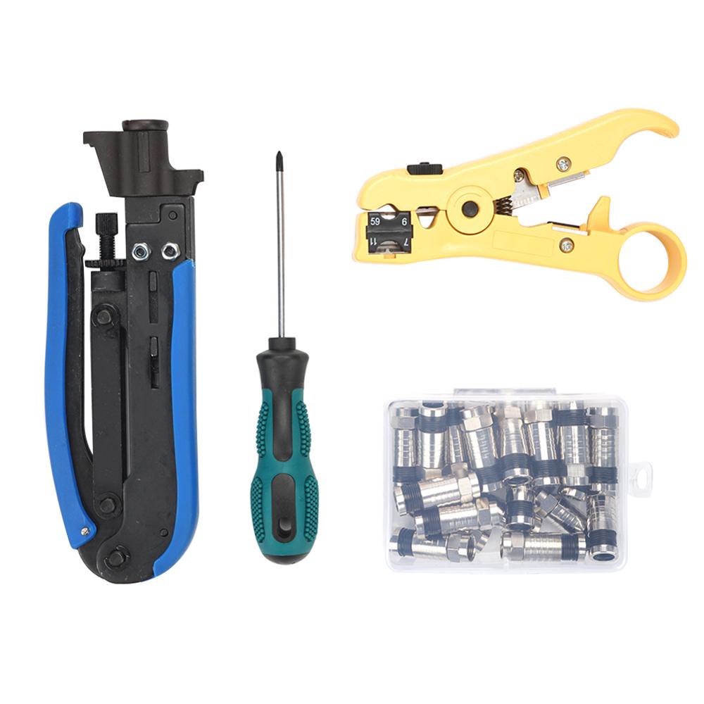 3 in 1 Automatic Cable Wire Stripper Cutter Crimper Multifunctional Terminal Crimping Stripping Plier Tools Cable Wire Stripper: 24pcs