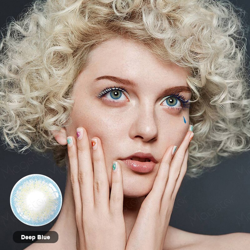 1pair Colorful Contact lenses for eyes Cosmetic Natural Color Coloured