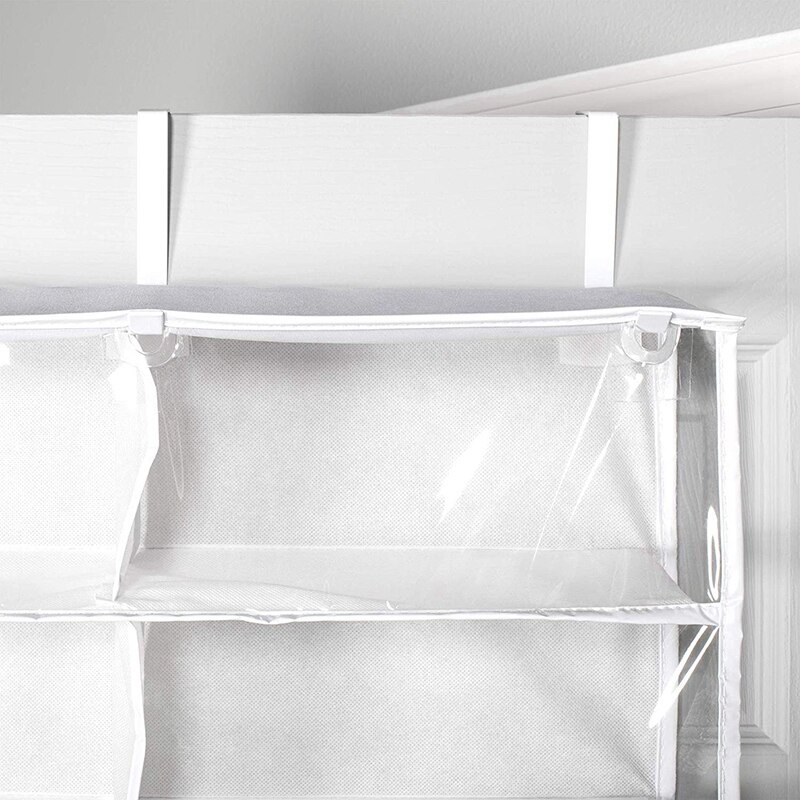 26 Pocket over the Door Shoe Organizer Hanging Shoe Shelves Closet Organizer 26 Pockets