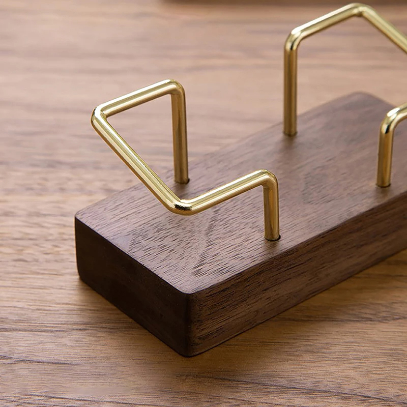 Estante de mesa para el hogar, tarjetero de madera, almacenamiento, tarjetero de visita, organizador, soporte de exhibición de escritorio de oficina, accesorios para mostrador de notas