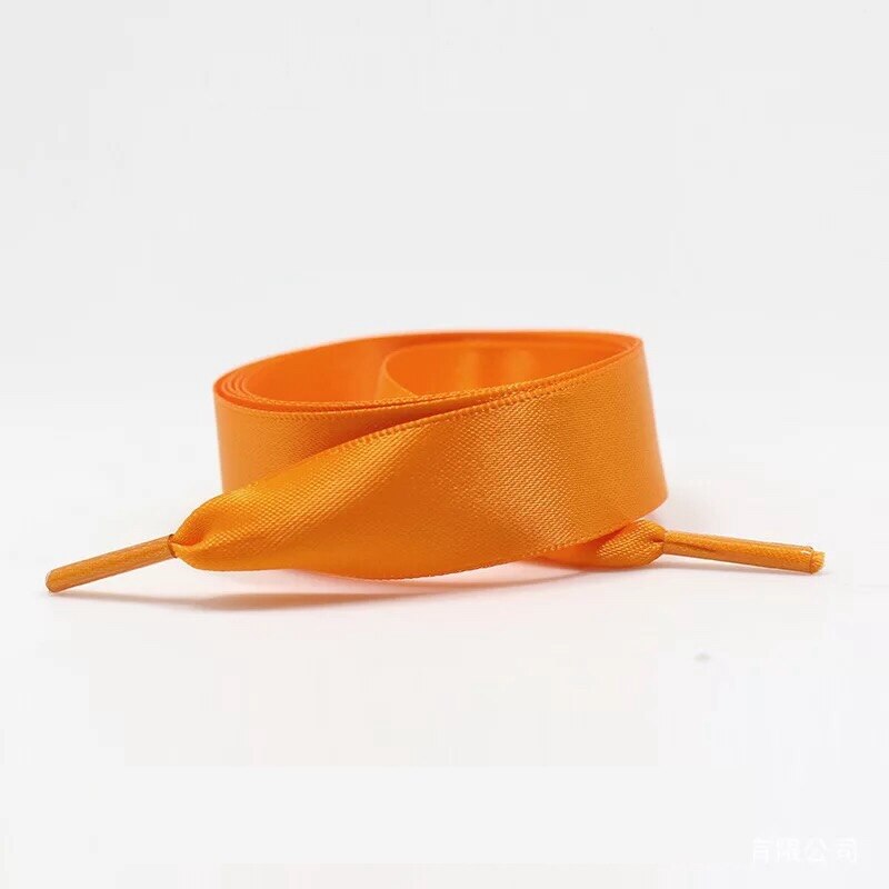 1 Paar 2cm Breite Satin Schnürsenkel flache Seide Band Schnürsenkel Stiefel Turnschuhe Schnürsenkel 19 Farben Länge 80cm 100cm 120cm S-1