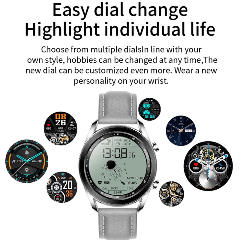 Inteligentny zegarek mężczyźni TK88 obrotowy ekran Bezel Bluetooth muzyka prognoza pogody ciśnienie krwi SPO2 Smartwatch dla androida iPhone