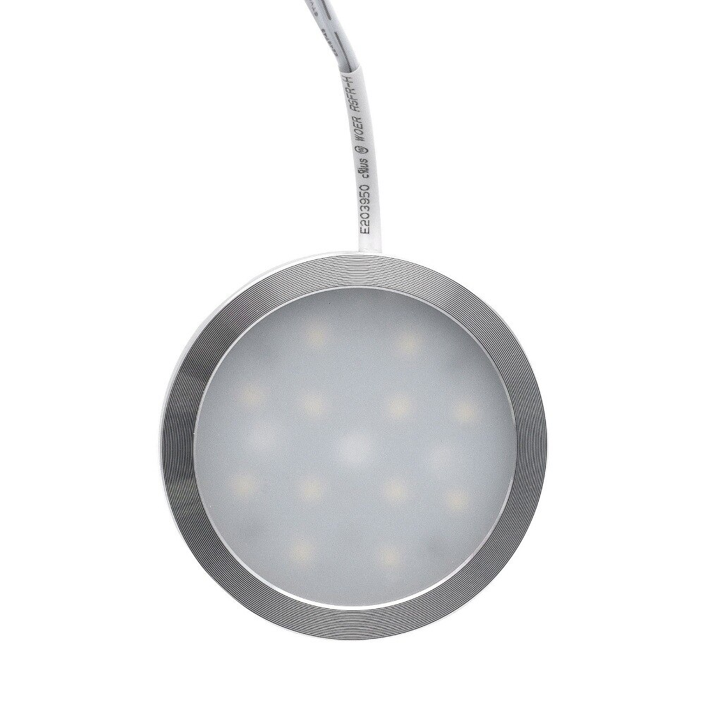 6 stk 12v led ned lys hvit lys hytte taklampe campingvogn bobil rv kul 6500k