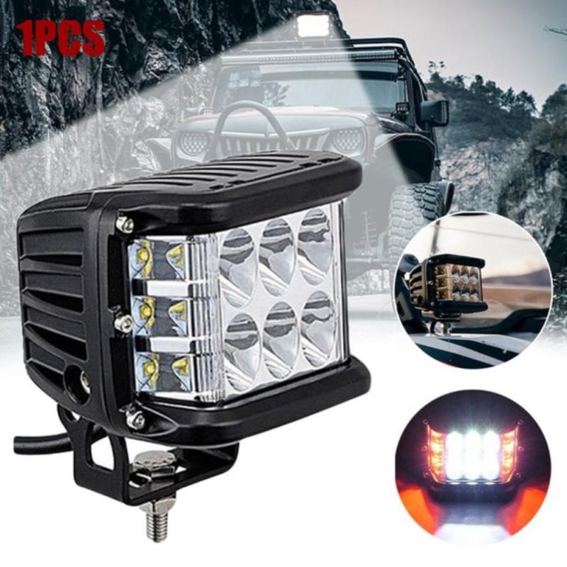 45W Kubus Kant Shooter Led Verlichting Sfeer Lamp Strobe Light Combo Beam Off Road Dual Side Voor Atv suv Truck Marine