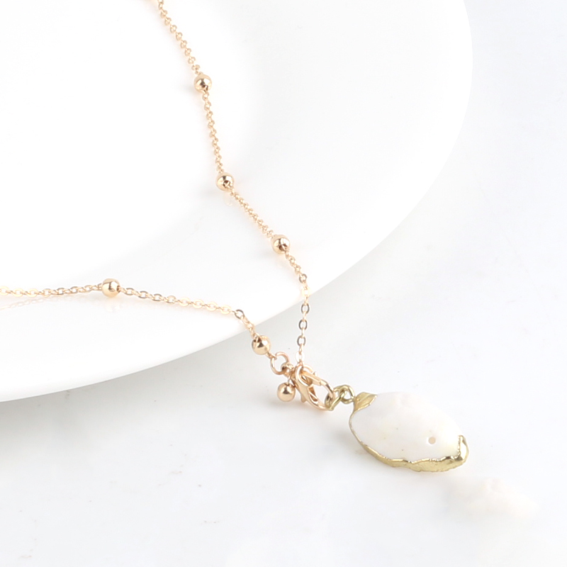 Boho Conch Shell Necklace Shell Gold Shell Chain Necklace Women Seashell Choker Necklace Pendants Jewelry Bohemian Female: Style 26