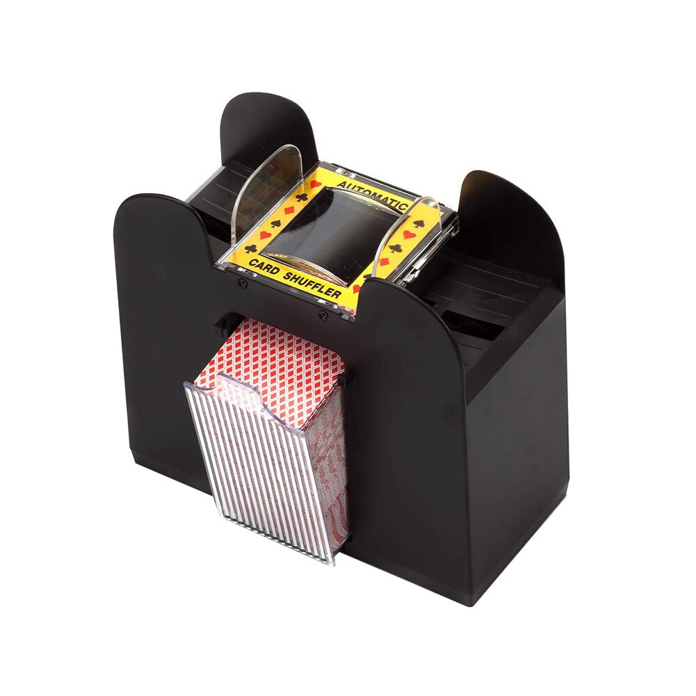 Mélangeur électrique à la maison de partie de pont Portable 6 Shuffler automatique de carte à piles de plate-forme pour le de jeu de Table de Poker