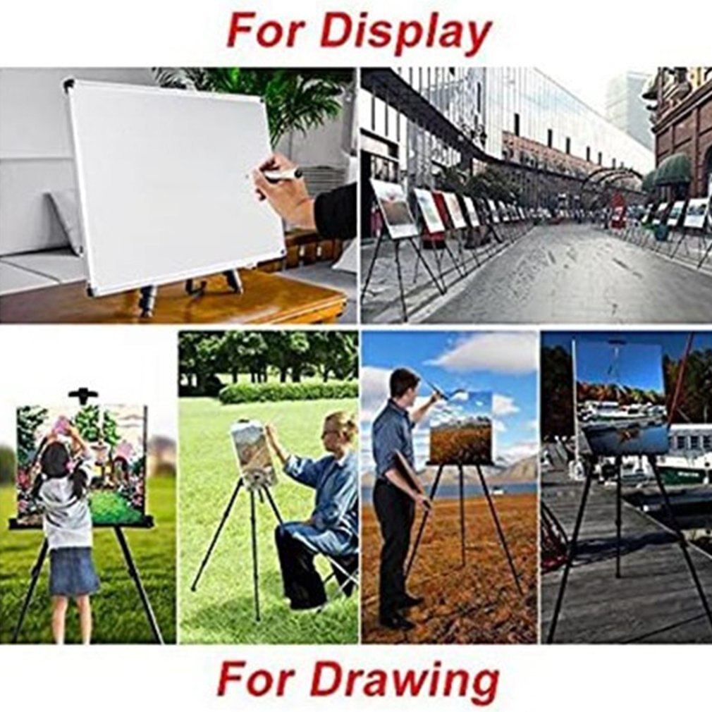 Opvouwbare Schildersezel Ijzer Art Supplies Telescopische Statief Schildersezel Kantoorbenodigdheden Display Rack Pop Reclamebord Display Rack