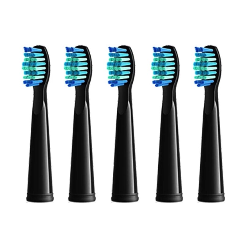 5 stk / sæt seago tandbørstehoved til seago  sg610 sg908 sg917 910 507 515 949 958 tandbørste elektrisk udskiftning af tandbørstehoved