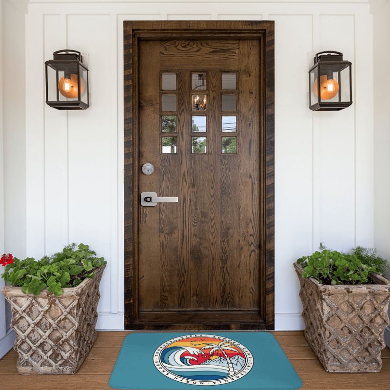 Kalifornien Strand Surfen Fuß matt Anti-Rutsch-Schlecht Küchen matt Toiletten tür Boden Eingang Teppich Teppich