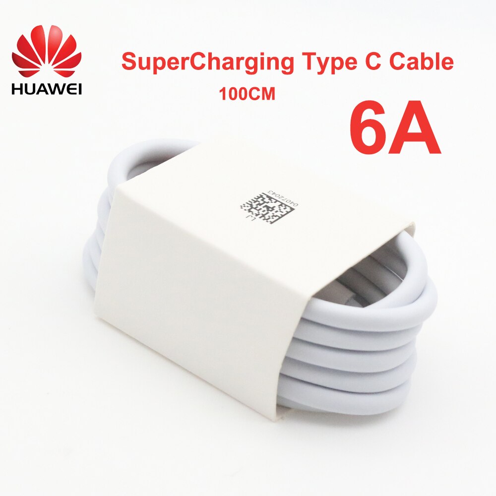 Original Huawei Mate 30 66w SuperCharge EU Power Adapter 6A Type C Cable For Huawei Mate 40 Pro Mate30 40 P40 Pro Nova8 Se P30: 6A Type C Cable