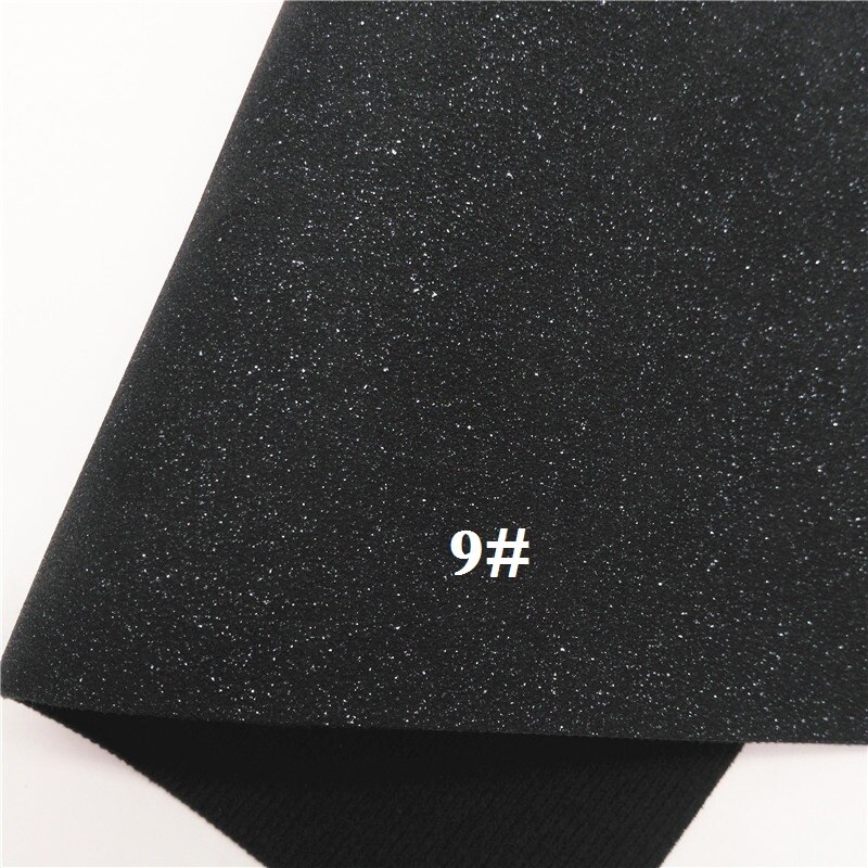 Glitterwishcome 21 x 29cm a4 størrelse vinyl til buer ruskind glitter syntetisk læder, kunstlæder ark til buer , gm684a: 9