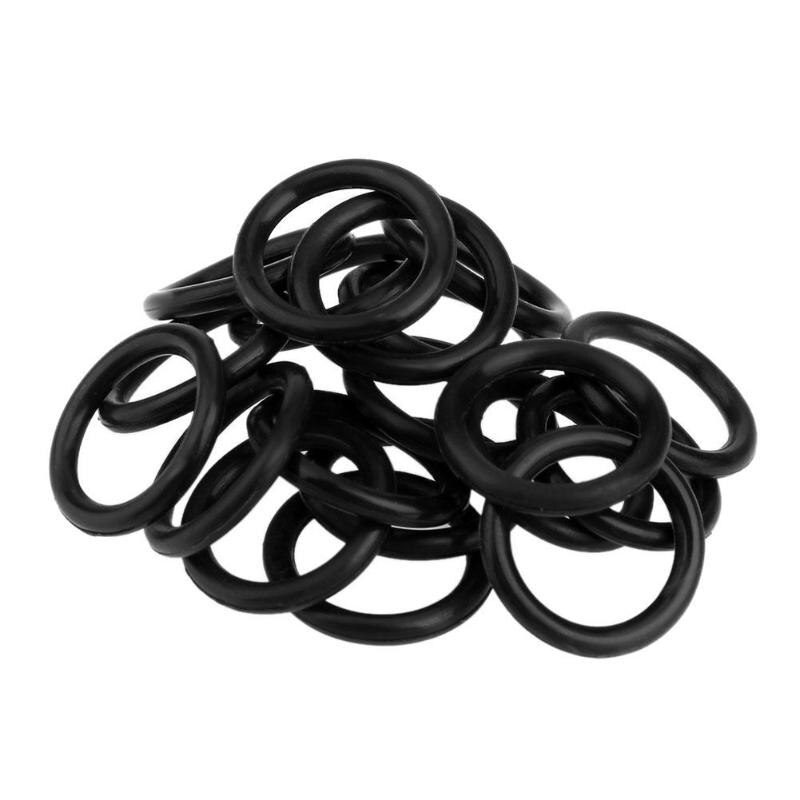 20pcs Motorcycle Accessories Parts Black Rubber Twin Cam Oil Drain Plug O-rings for Harley Davidson OEM Replacement