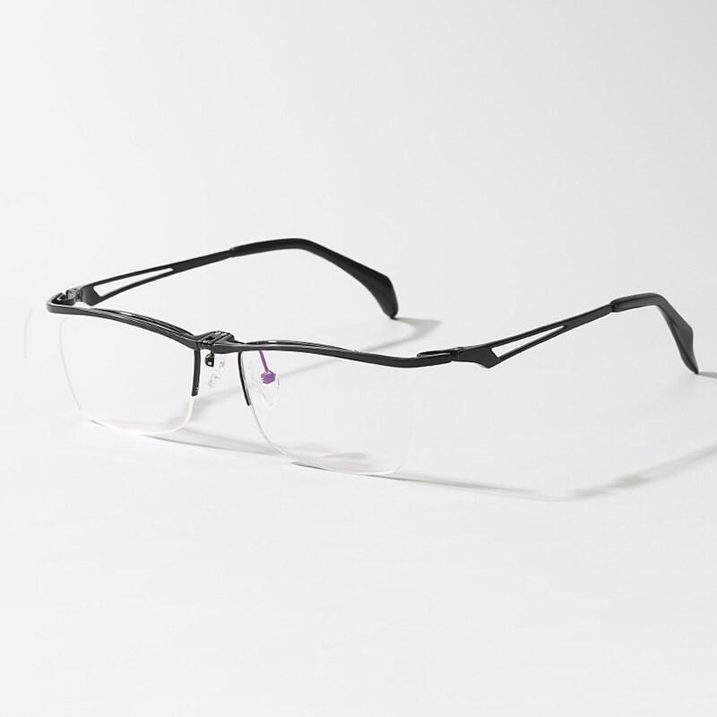 Montura de Gafas de titanio puro para hombre y mujer, anteojos ultraligeros Vintage ovalados, graduados, Gafas ópticas de tendencia para Miopía