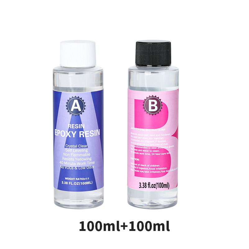Kit de resina epoxi transparente 1:1, alto brillo y burbujas, suministros de resina artística gratis para recubrimiento y fundición artesanal, fabricación de joyas DIY: Negro