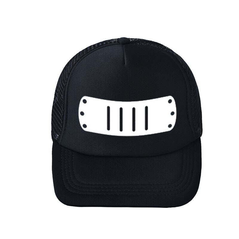 Anime Naruto Akatsuki Uchiha Itachi Cosplay Hütte Konoha Kakashi Leinwand Baseball Kappe Hüte Demo Atmungs Sonnenhut Einstellbar Kappen: F