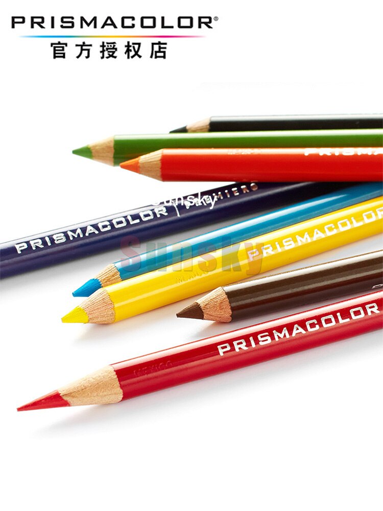 Prismacolor Premier Colored Pencils,Soft Core 4.0mm, White Black PC935 PC938 Skin Single Color Pencils,Sanford Artist Pencils