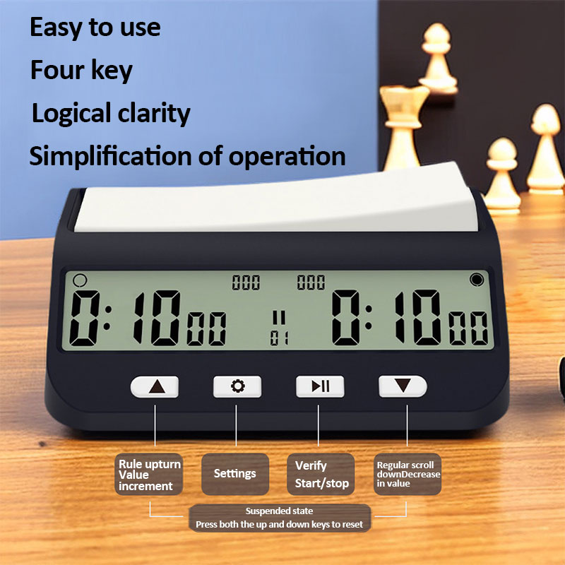 YS-902/YS-9901 Professionele Schaakklok Tel Omhoog Multifunctionele Digitale Schaaktimer Bordspel Stopwatch