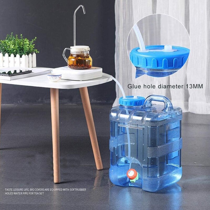 10L Outdoor Large Capacity Water Bucket Barrel Portable Camping Hiking Tank Container with Faucet