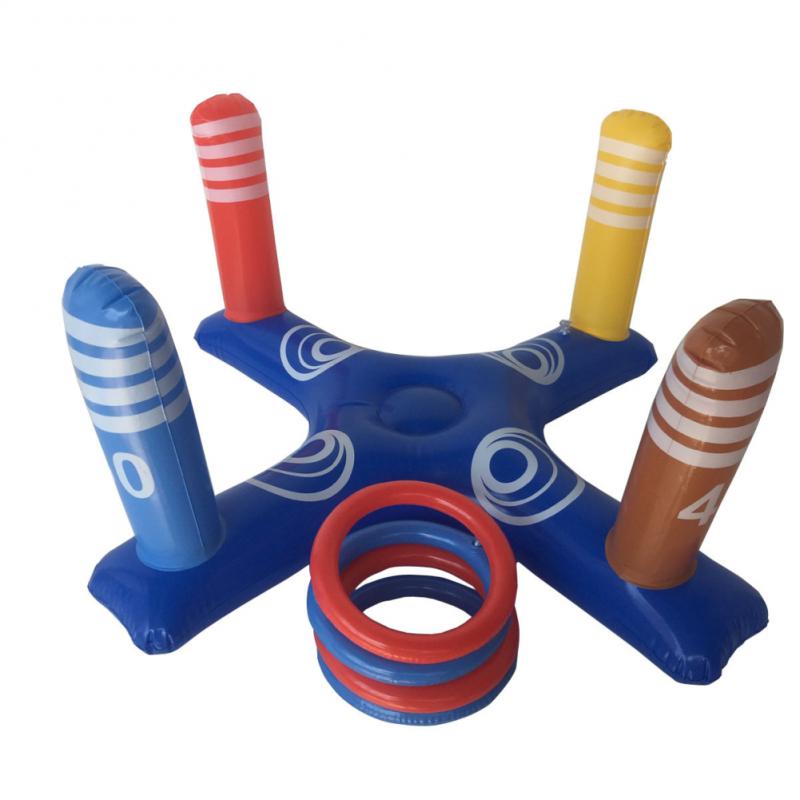 Kinderen Volwassenen Plastic Hoepel Ring Toss Zwembad Strand Gooien Spel Speelgoed Set Cadeaus