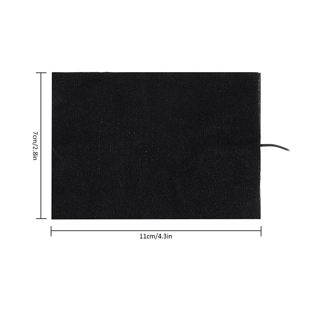 8-in-1 USB Elektrische Kleding Verwarming Pad Koolstofvezel Verwarmde Kleding Pad Met Verstelbare Derde Versnelling Mat vel Heater