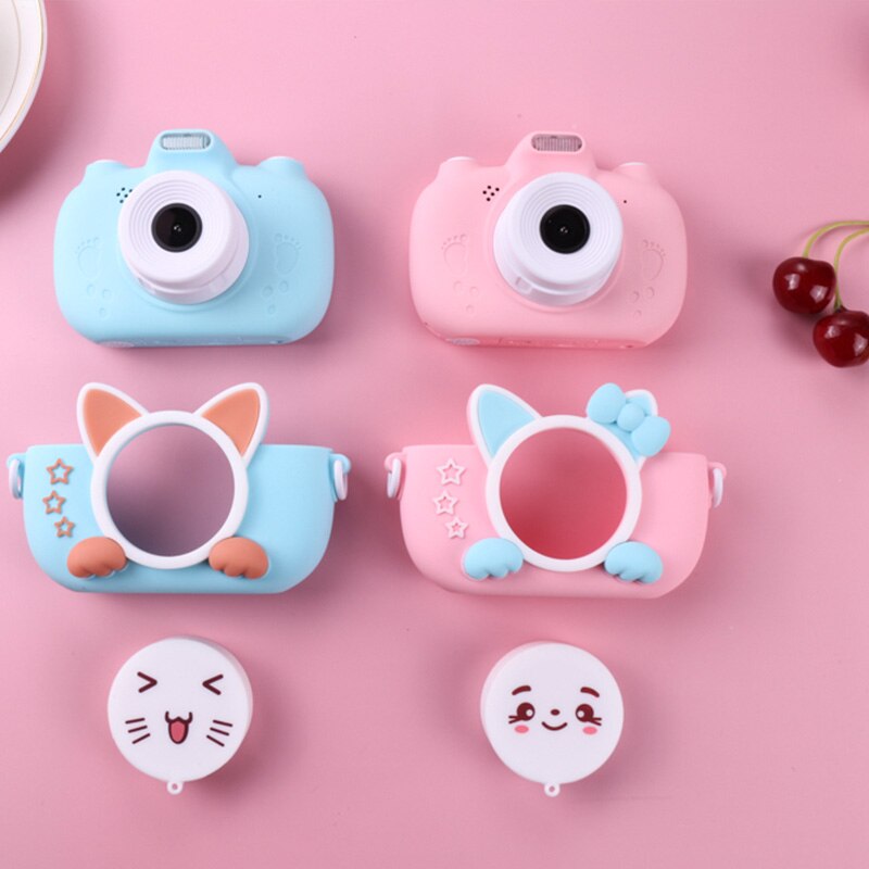 Caméra pour enfants 3.0 pouces écran HD 1080P multi-style photographie prend en charge 28 pays dans diverses langues et jeux
