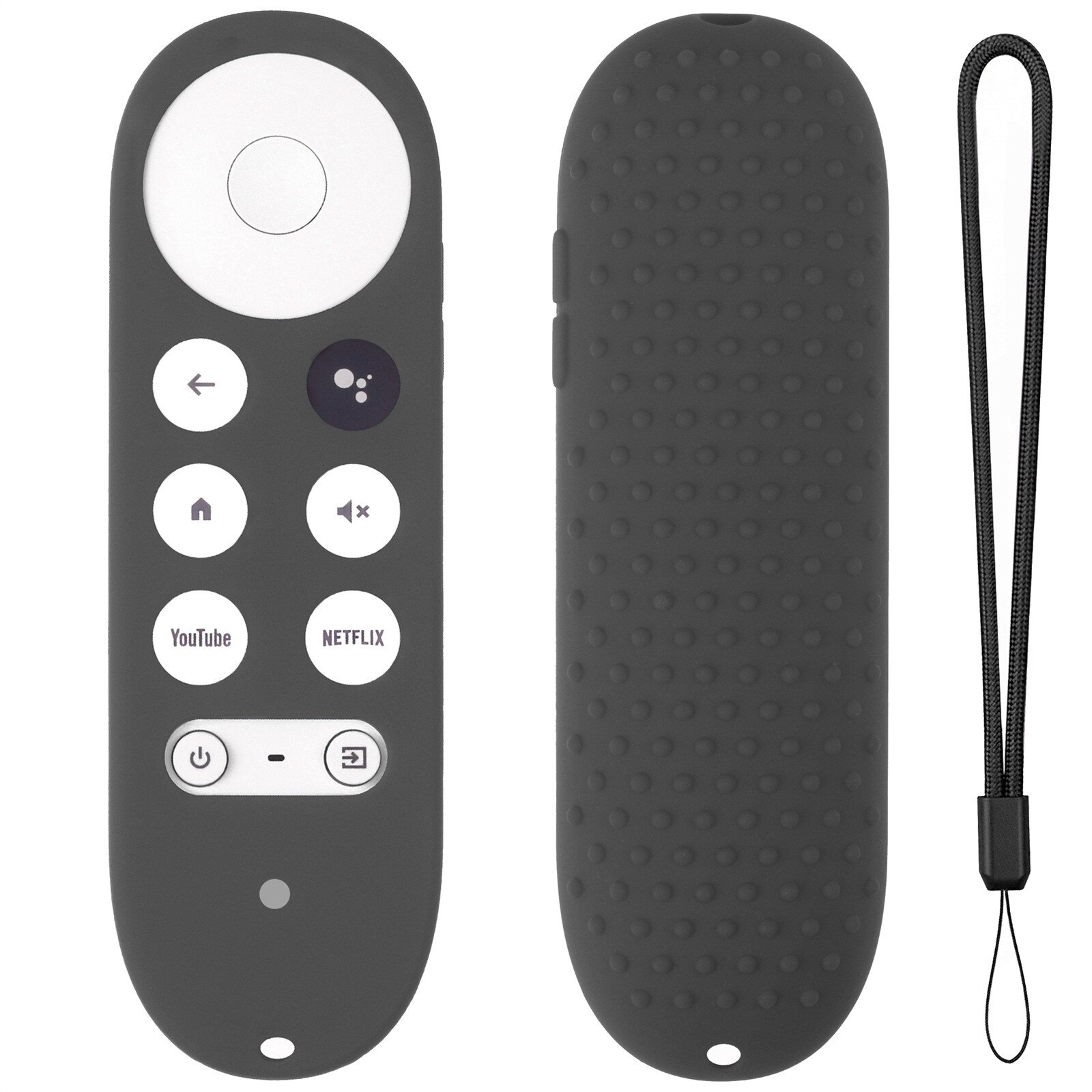 top selling Silicone Protective Case for Chrome-cast with Google TV Remote ShockProof Cover Support and: D