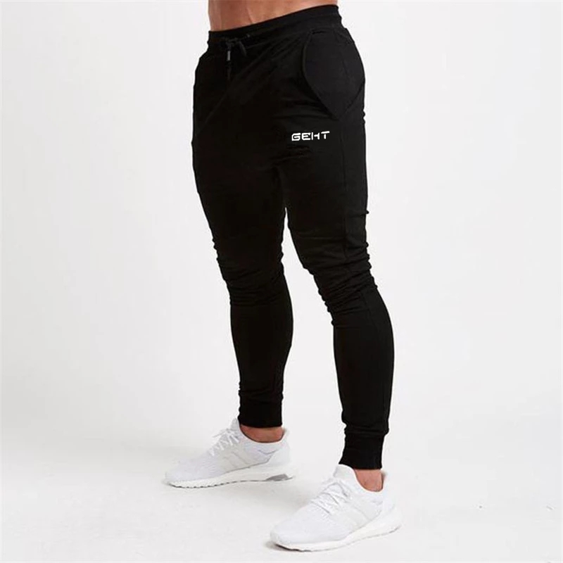 Geht Casual Skinny Broek Heren Joggers Joggingbroek Fitness Workout Track Broek Herfst Mannelijke Mode Broek