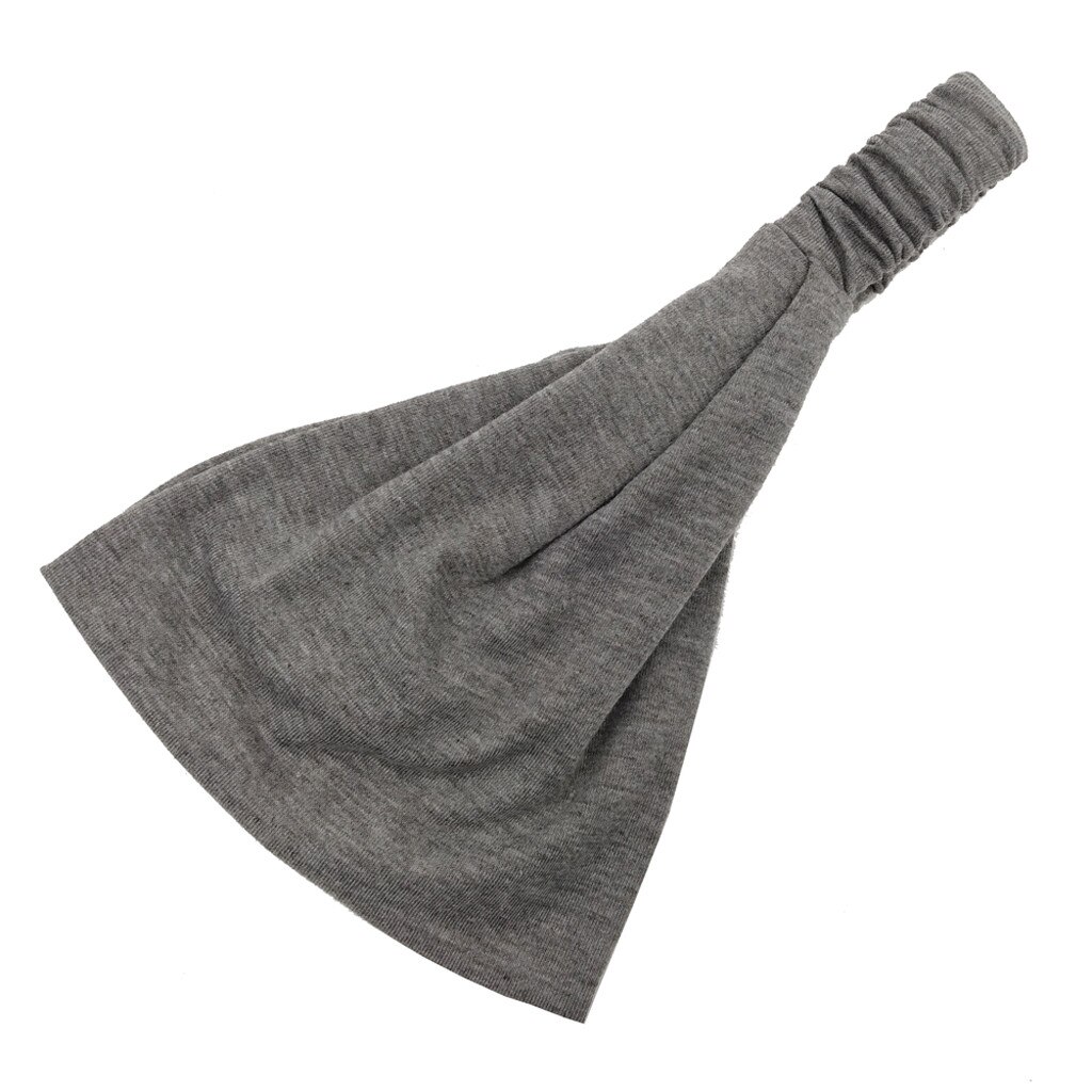 Bandeau Sport Vrouwen Effen Kleur Absorberen Zweet Hoofdband Elastische Hoofd Wrap Haarband Bandana Vrouwelijke Sport Hoofdband Voor Haar Tie: E