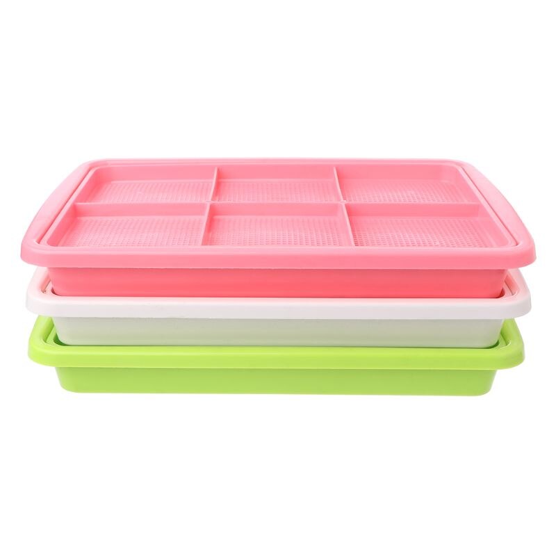 1 set plastic kweekbak hydrocultuur zaailingbak dubbele laag groente spruitplaat kweekpot voor thuis tuingereedschap