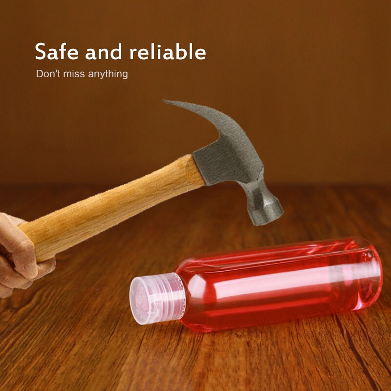 1pcs Spray Bottle Mini Portable Refillable Bottles Plastic Transparent Bottle Reusable Cosmetics Container Outdoor Travel Bottle