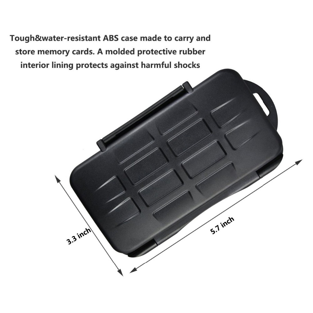 LXH 15 Slots Anti-shock Waterproof Memory Card Storage Case Houder Slip & Shockproof voor SD/CF/ micro SD geheugenkaart doos