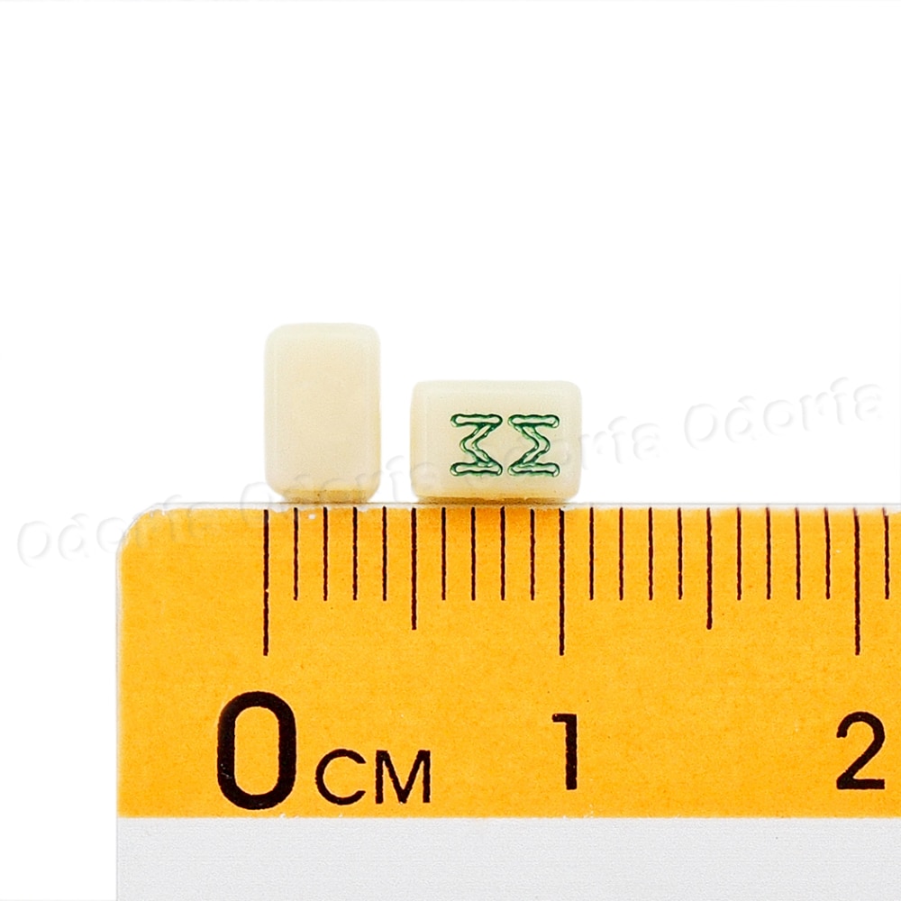 Odoria 1:12 Miniature Chinese Mahjong and Wooden Table Set Living Room Home Dollhouse Accessories Doll House Decoration