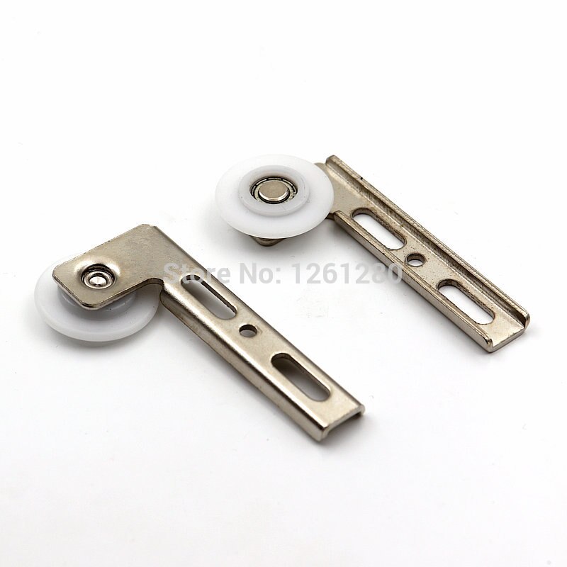 wardrobe furniture caster side-mounted pulley sheave pulley closet drawer External mounting cabinet pulley sliding door wheel