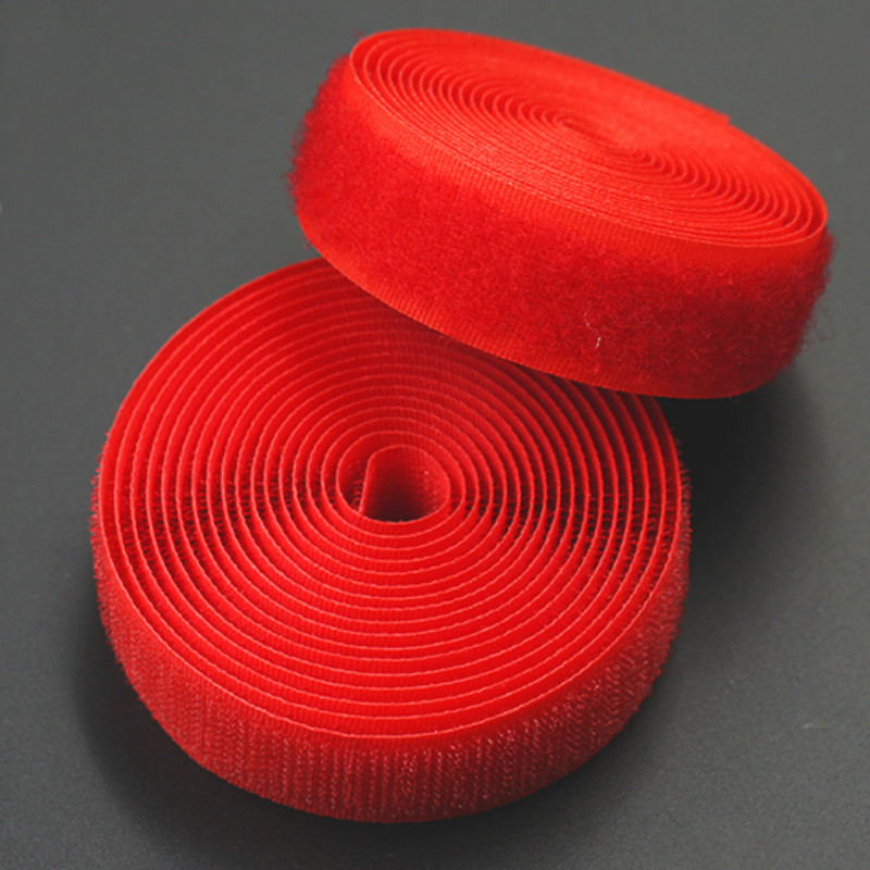 2cm wide DIY Hook and Loop No Adhesive Fastener Tape Nylon Button Sewing Garment Bags DIY Magic kneading Patch velcros: 8
