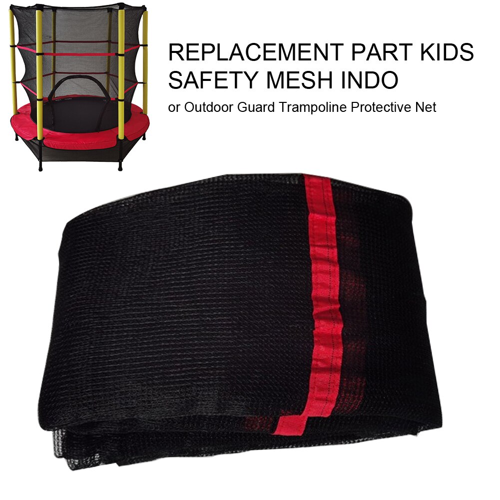 Guard Replacement Part Home Zipper Adult Trampoline Protective Net Kids Safety Mesh Jump Indoor Outdoor Nursery Accessories
