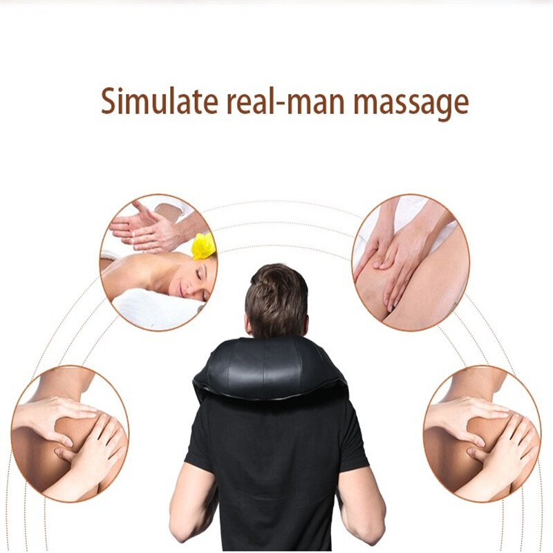 -sell Electric Neck Shoulder and Back Massage Machine Shiatsu Kneading Neck Shoulder Massage Belt