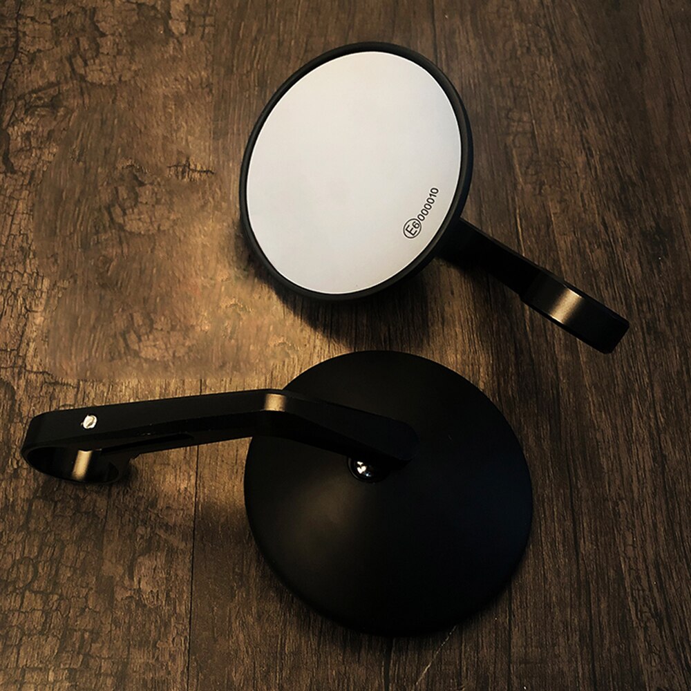 Uniwersalne lusterka motocyklowe okrągłe kawiarnia biegacz widok z tyłu motocykla lusterko boczne dla triumf Bonneville R dziewięć T Husqvarna