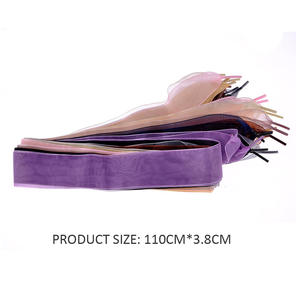 1 paar Polyester Lint Kant Schoenveters geschikt voor casual schoenen sport schoenen 110 cm Lengte mode persoonlijkheid 9 Kleuren