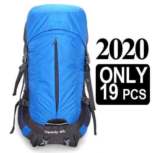 Backpack 40L Internal Frame Ultralight Waterproof Outdoor Mountaineering Hiking Traveling Climbing Camping with Rain Cover