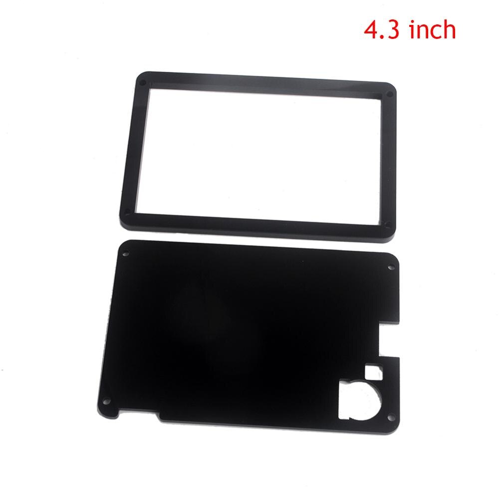 Acryl Zwart Case Voor Nextion Verbeterde Display Module 2.4/2.8/3.2/3.5/4.3/5.0/ 7.0 Inch Acryl Nextion Case: for 4.3inch