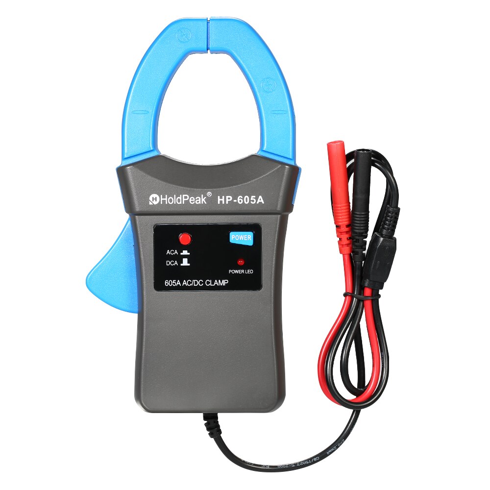 Stroomtang Ampèremeter HoldPeak 6A/40A DC/AC Stroomtang Adapter tester Clamp-On Adapter Meter met test Probes