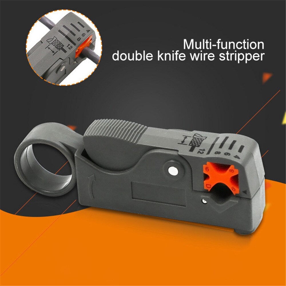 Automatische striptang, draadstripper, multitool, krimptang, kabelgereedschap, netwerk-utp-kabelknipper, stripper voor kabels
