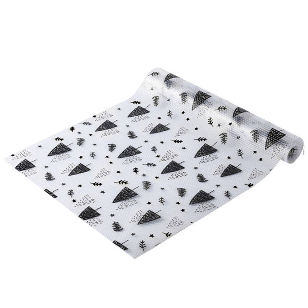 121.5cm x 45cm skuffematte oljetett fuktighet kjøkkenbord hylleforingsmatter skap pute pute sklisikkert vanntett skap sted: Tre
