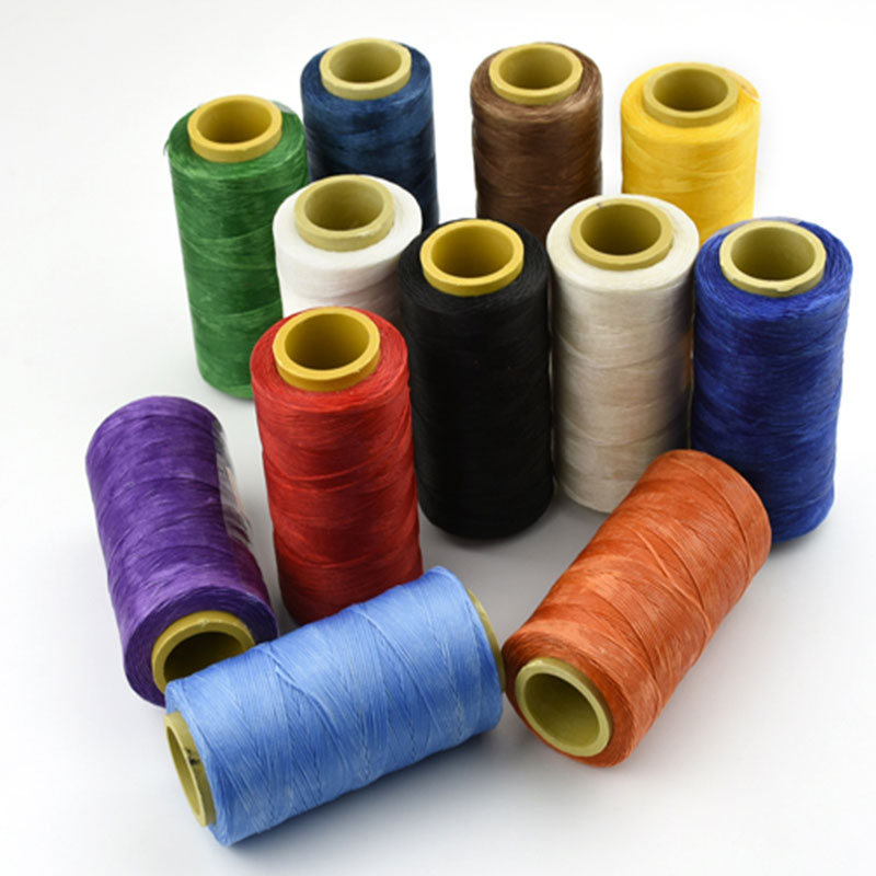 Jiwuo encerado fio 150d 1mm mão costura cabo para couro diy artesanato ferramenta 250m diy artesanato ferramentas de linha costura couro