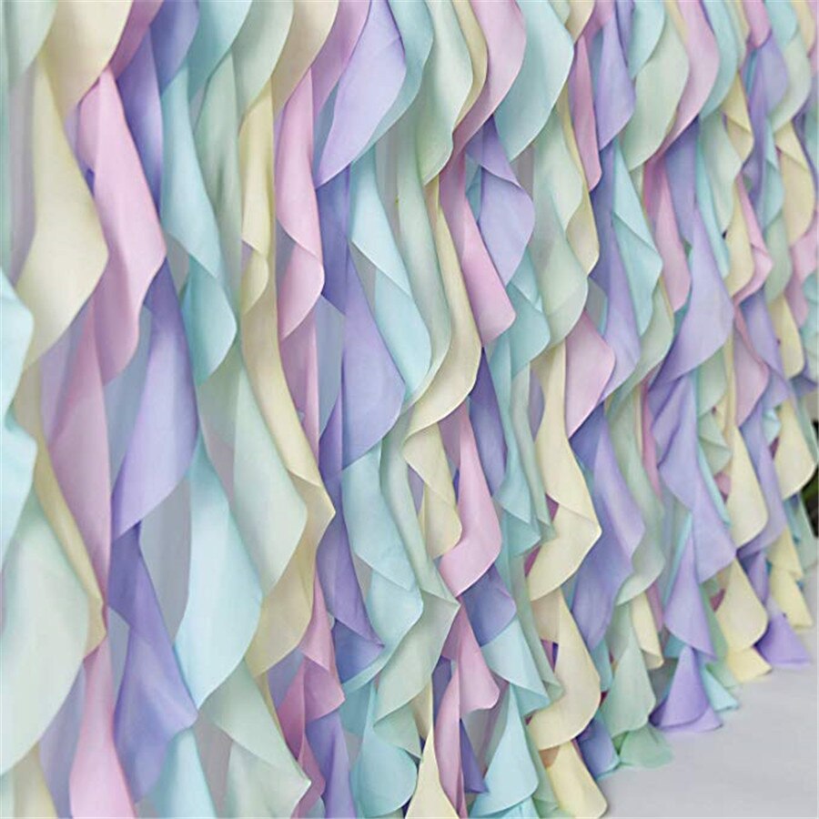 Table Skirt Tulle Table Skirt for Wedding Decoration Baby Shower Birthday Banquet Party Wedding Table Skirting 180x77cm