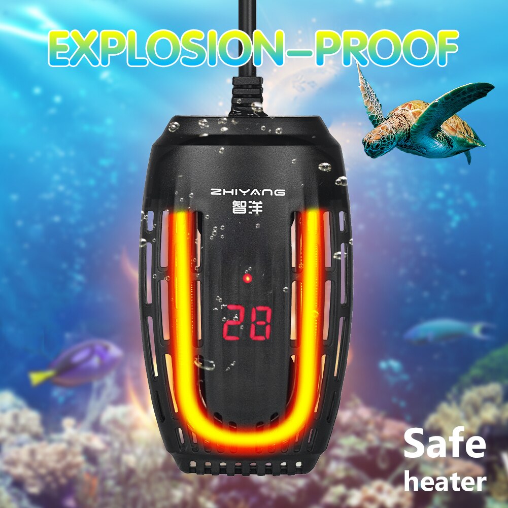 Temperature Control Heater Digital EU/US 100W Submersible Heating Aquarium Fish Tank Adjustable Rod With Auto Thermostat Water