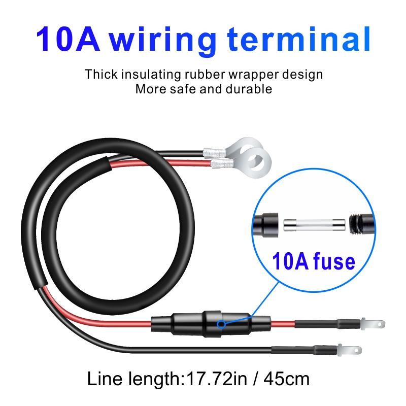 Schnelllade-LED-Spannungsanzeige für 12 V/24 V LKW, Motorrad, Wohnmobil, Marine, Boot, QC PD 3.0, Autoladegerät, Auto-Handy-Ladegerät